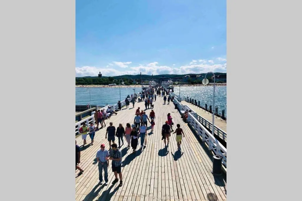 Seaview Apartament Z Balkonem I Widokiem Na Morze - Praia Apartments Sopot